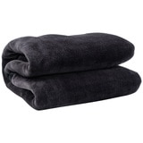 Jason Faux Mink Blanket Charcoallinen Single - Charcoal