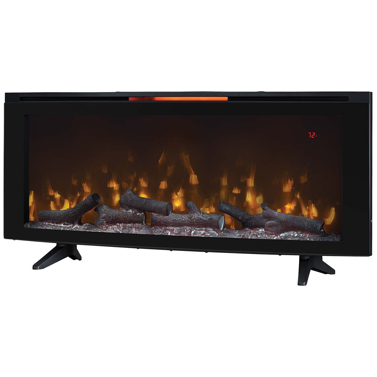 ClassicFlame 1.2m Wall Mount Fireplace with Infrared Heater Costco