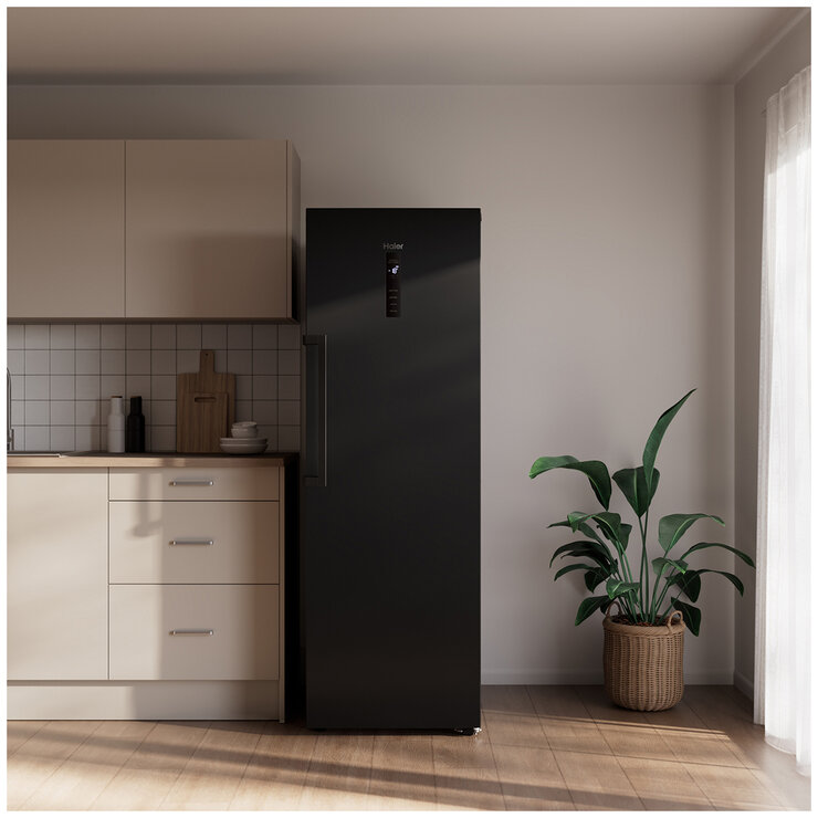 Haier 272L 300 Series Vertical Freezer Black HVF275DC