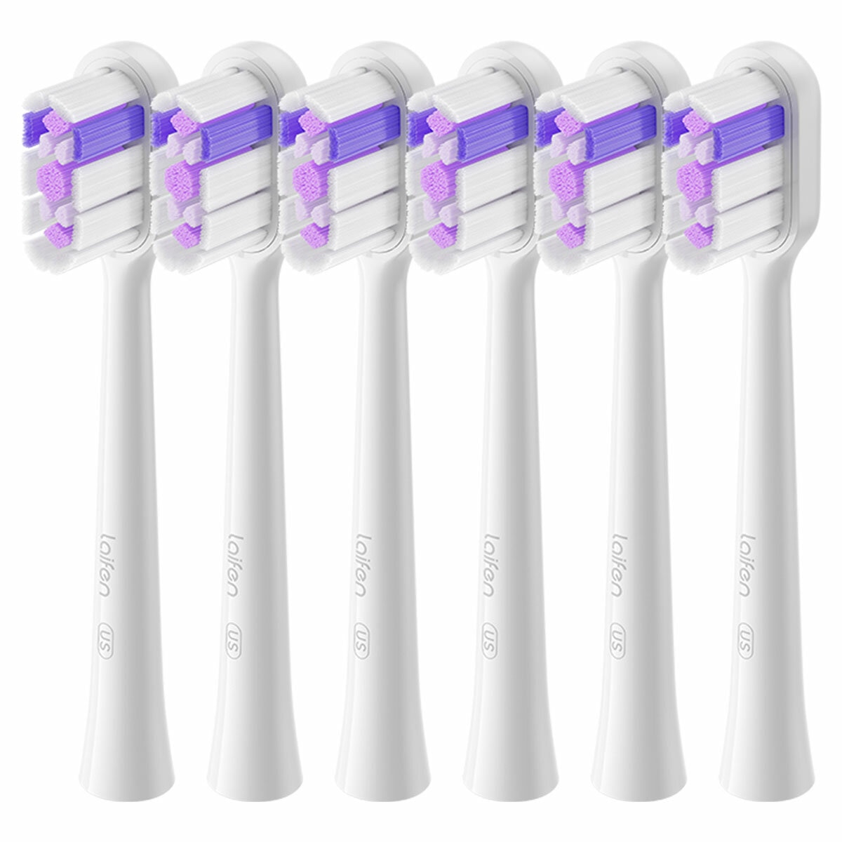 Laifen Ultra Whitening Universal Brush Head (6 Pack) Purple Laifen Ultra Whitening Universal Brush Head (6 Pack) Purple