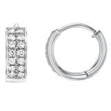 0.24ctw Dia Hoop Earrings