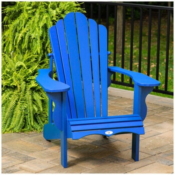 Leisure Line Adirondack Chair Blue Leisure Line Adirondack Chair Blue