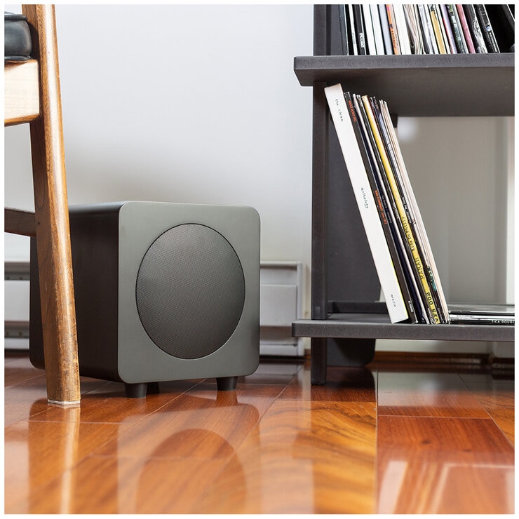 Kanto SUB8 300W 8 Inch Sealed Powered Subwoofer Matte Black KO-SUB8VMB-I Kanto SUB8 300W 8 Inch Sealed Powered Subwoofer Matte Black KO-SUB8VMB-I
