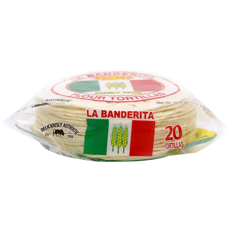 La Banderita Flour Tortillas Family 20 Pack 640g La Banderita Flour Tortillas Family 20 Pack 640g