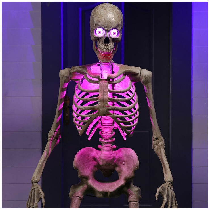 6FT Halloween Animated Skeleton Greeter