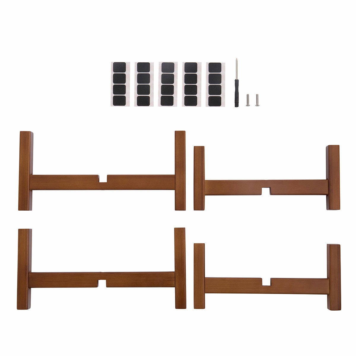 Ceramic Planters On Stand (Set of 2)