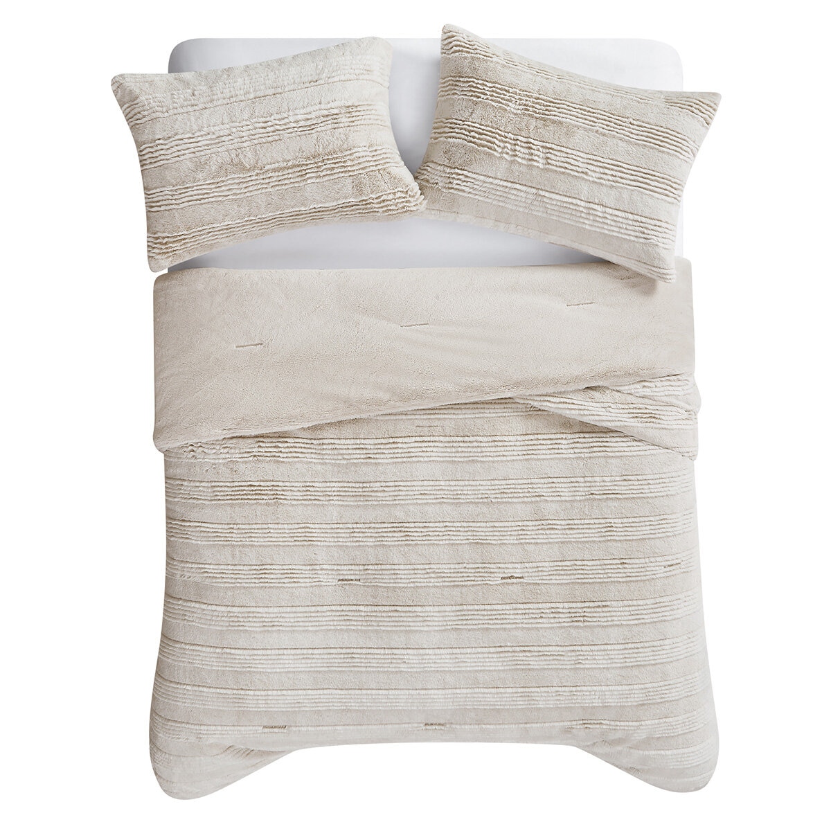 Frye Carved Comforter Set 3 piece Queen