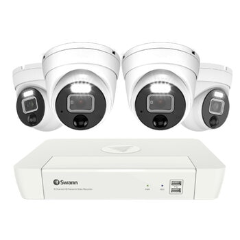Swann Security System 4 Camera 8 Channel 4K Master-Series NVR SWNVK-87680W4DWL-AU