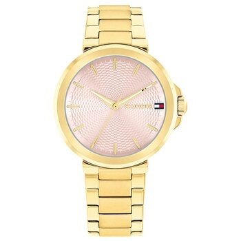 Tommy Hilfiger Lori Gold Steel Blush Dial Women's Watch Tommy Hilfiger Lori Gold Steel Blush Dial Women's Watch