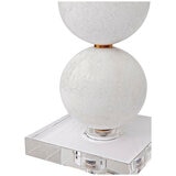 Cafe Lighting and Living Manolo Marble Table Lamp, White/