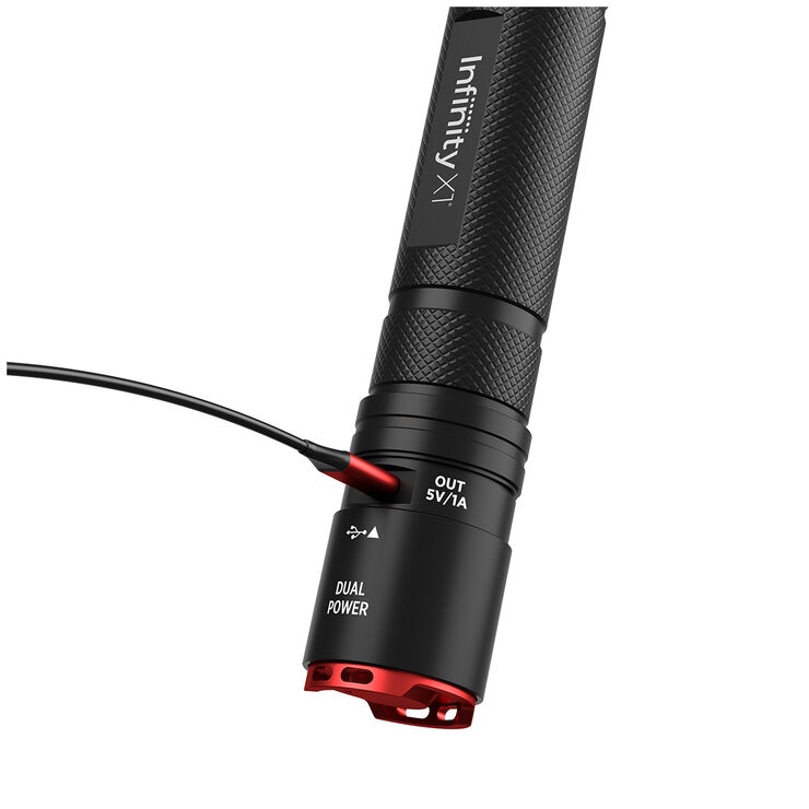 Infinity X1 7000 Lumen Dual Power Rechargeable Flashlight 1806405
