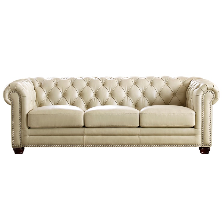 Prospera Home Allington Leather Sofa White Costco Australia