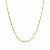 18KT Yellow Gold Diamond Cut Anchor Chain