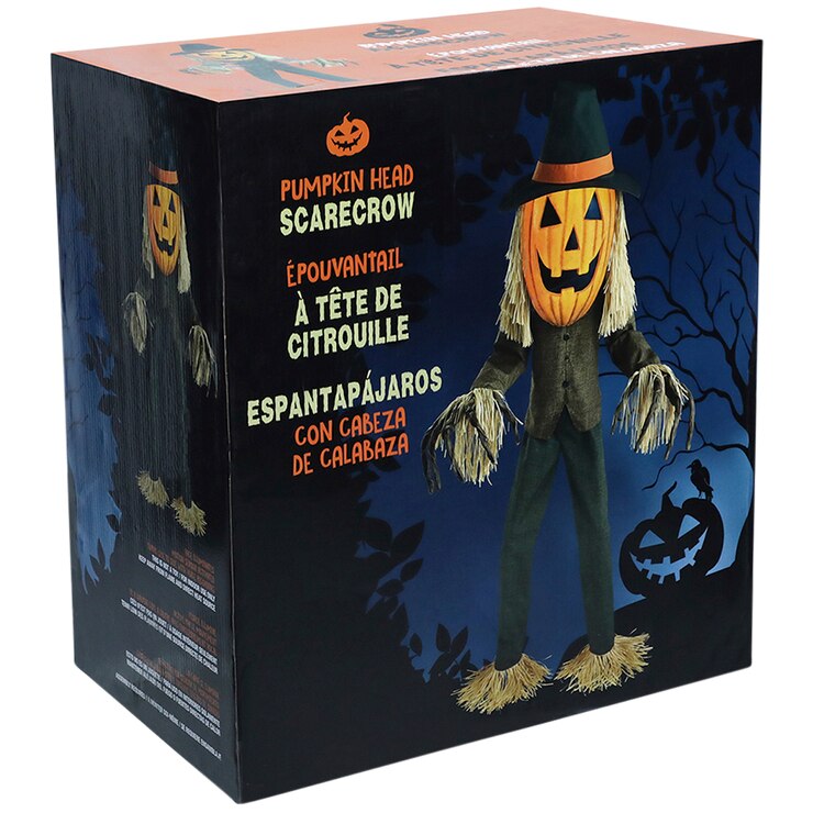 Animated Pumpkin Head Scarecrow Costco Australia