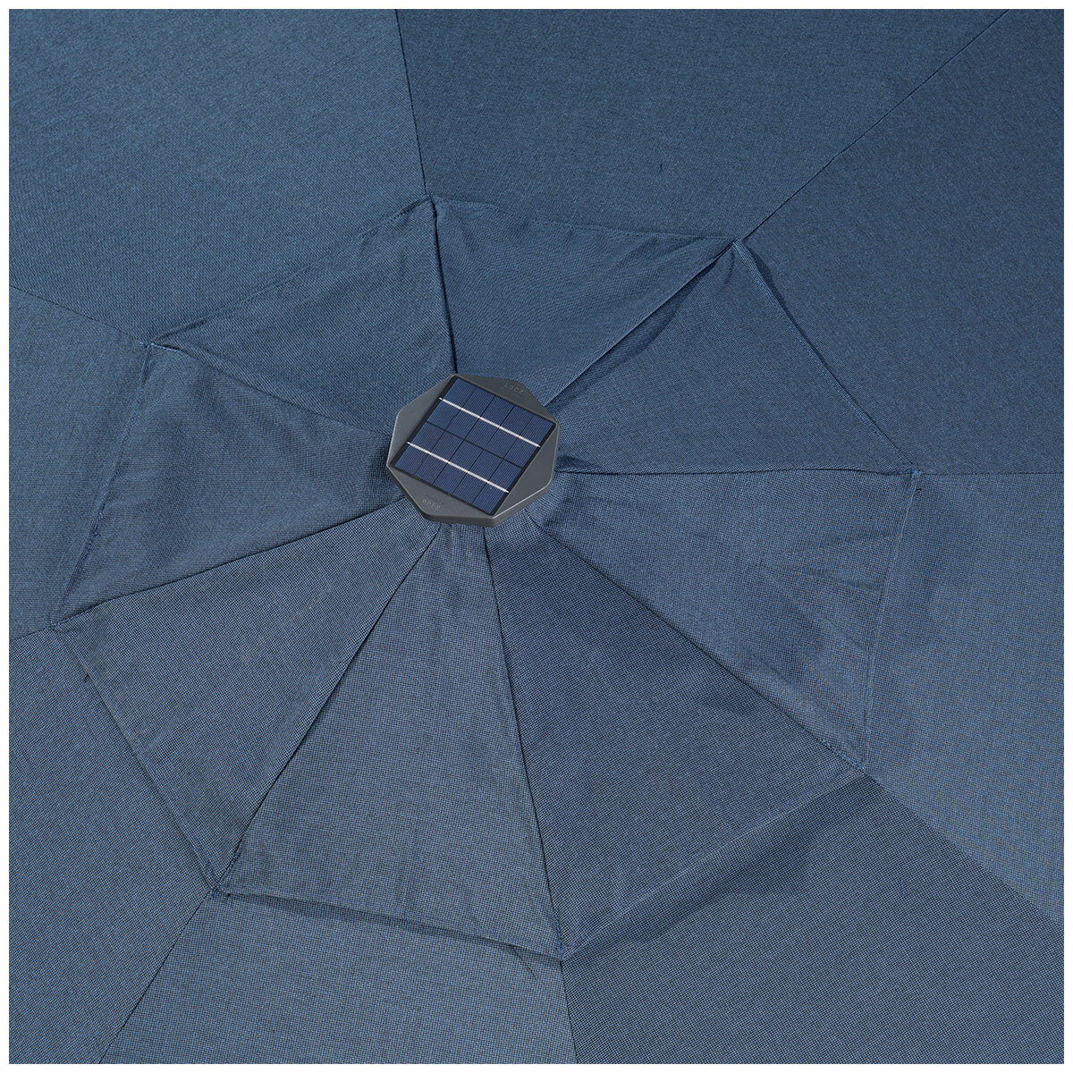 SunVilla Blue LED Market Umbrella 3M