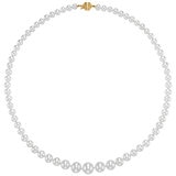 14KT Yellow Gold 5-10MM Graduated Freshwater Cultured
