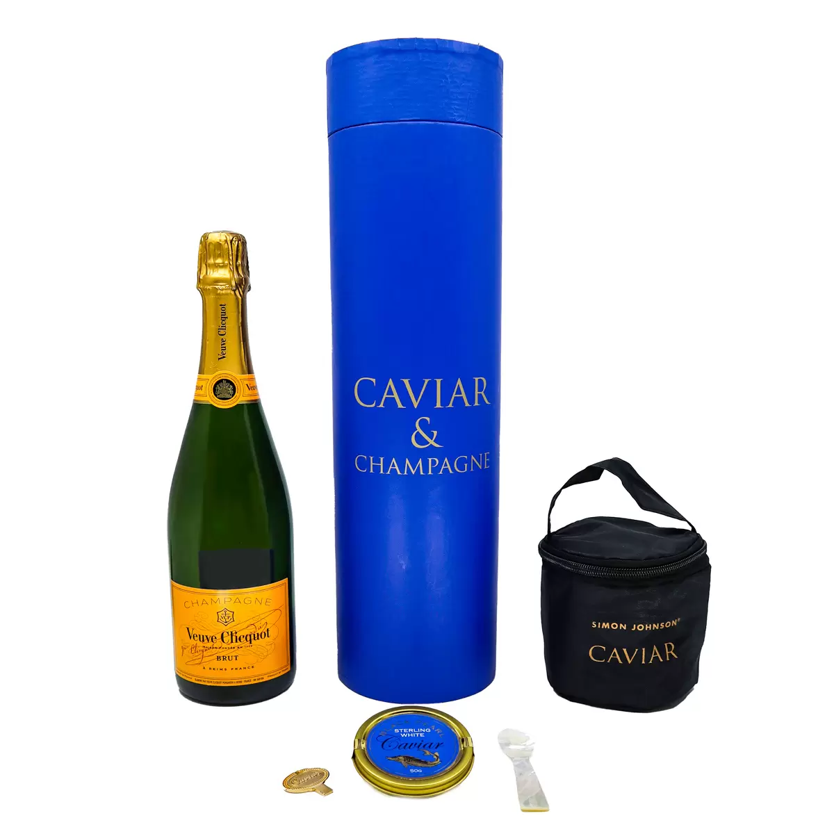 Veuve Cliquot and Siberian Caviar Hamper