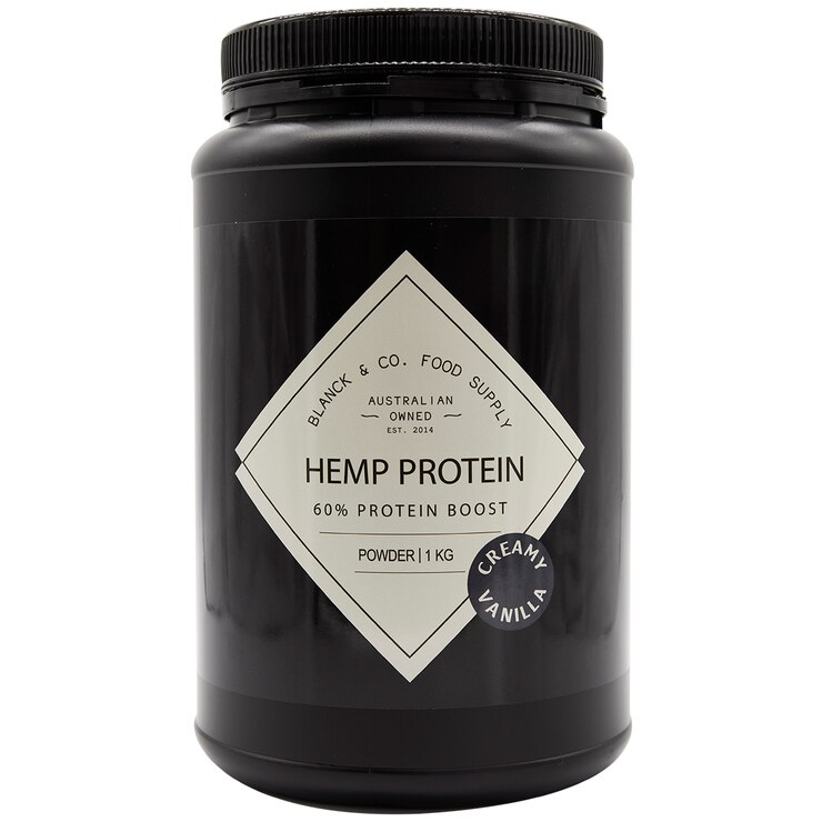 Blanck & Co 100 Hemp Seed Protein Powder Vanilla 1kg Costco Australia