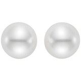 14KT White Gold White Freshwater Pearl Earrings - in depot