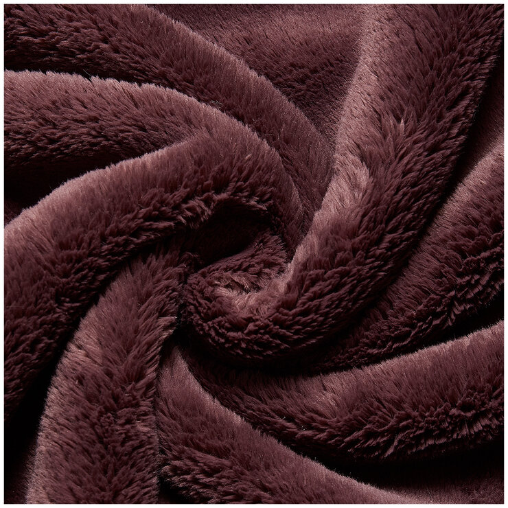 Amari Luxury Velvet Throw 152cm x 177cm Light Brown