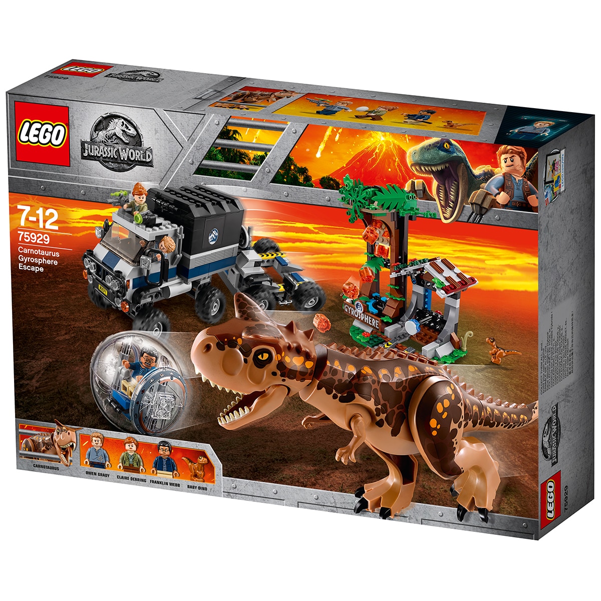 LEGO(R) Jurassic World - Carnotaurus Gyrosphere