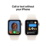 Apple Watch SE GPS + Cellular 40mm Starlight Aluminium Case With Starlight Sport Band M/L
