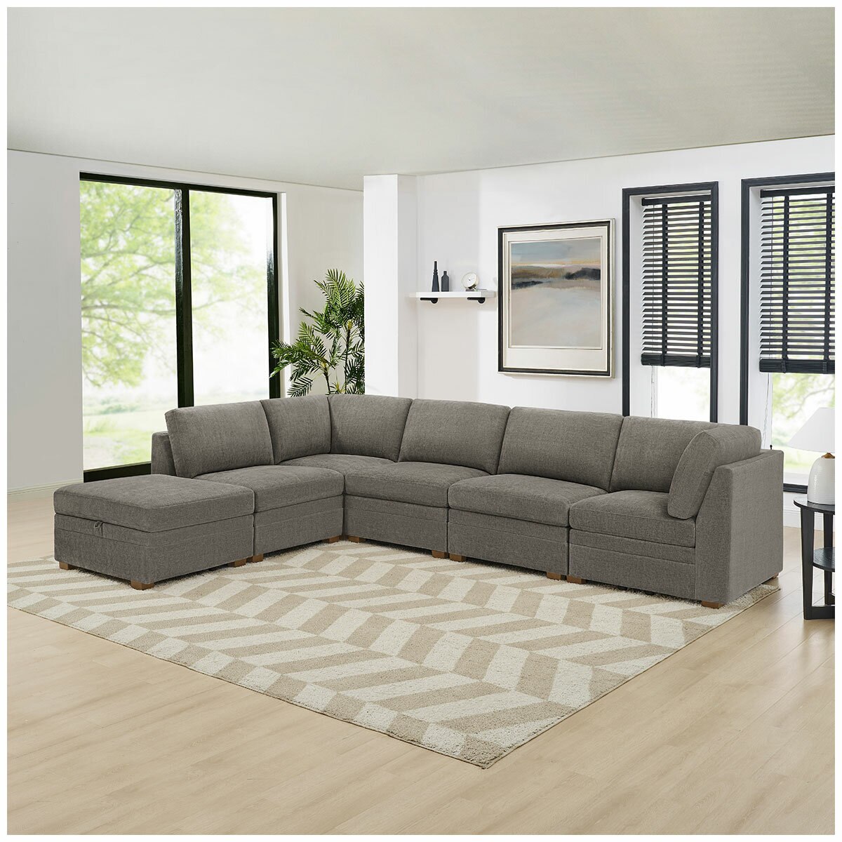 Thomasville 6PC Fabric Modular Sectional - start from no. 17 onwards/
