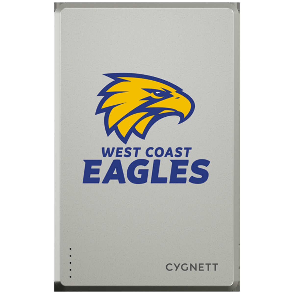 Cygnett 5k Slim Mag Power Bank- West Coast Eagles CY5375PBCHE Cygnett 5k Slim Mag Power Bank- West Coast Eagles CY5375PBCHE