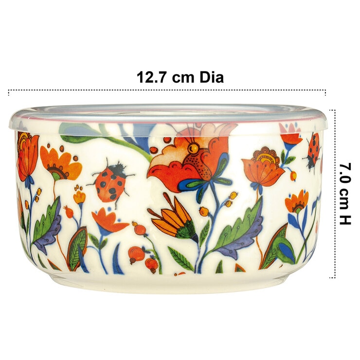 Signature Microwaveable Bowls With Lids 6 Piece Set