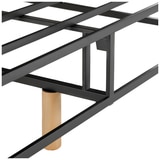 Quick Snap Mattress Base King Navy (Zinus)