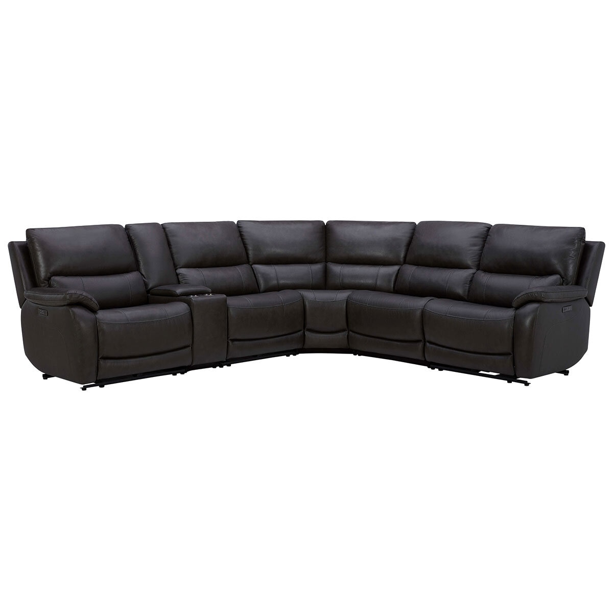 Gilman Creek Leather Power Reclining Sectional With Power