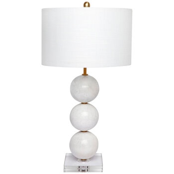 CAFE Lighting & Living Manolo Marble Table Lamp White