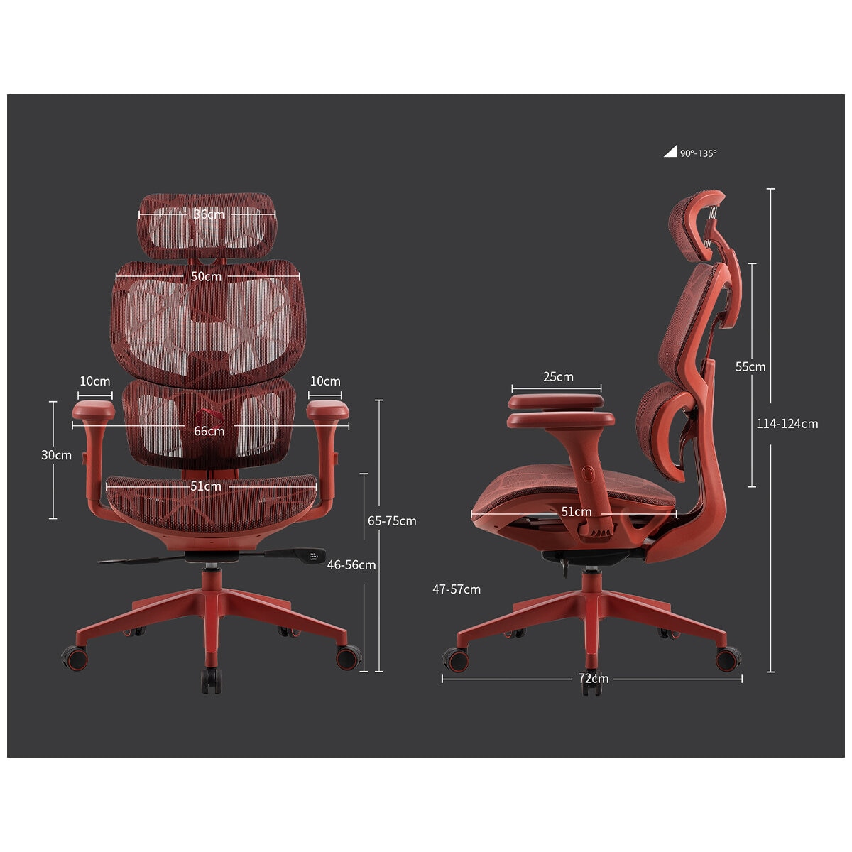 ONEX VENTRA Mesh Office Chair - Black