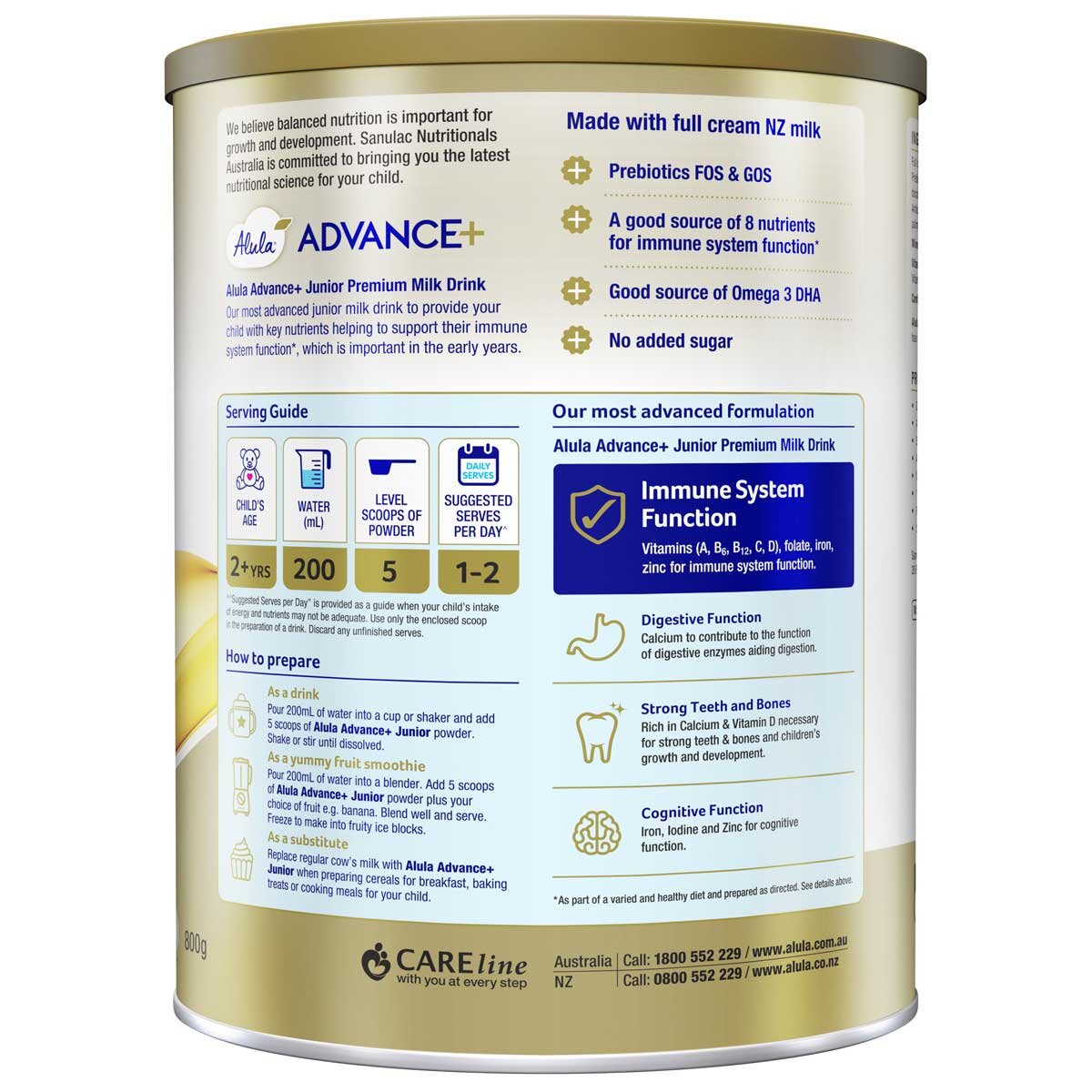 Alula Advance+ Stage 4 800g