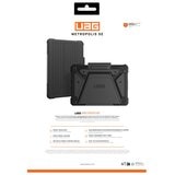 UAG Metropolis SE Apple iPad Pro M4 5th Gen Folio Rugged Case Black 124475114040
