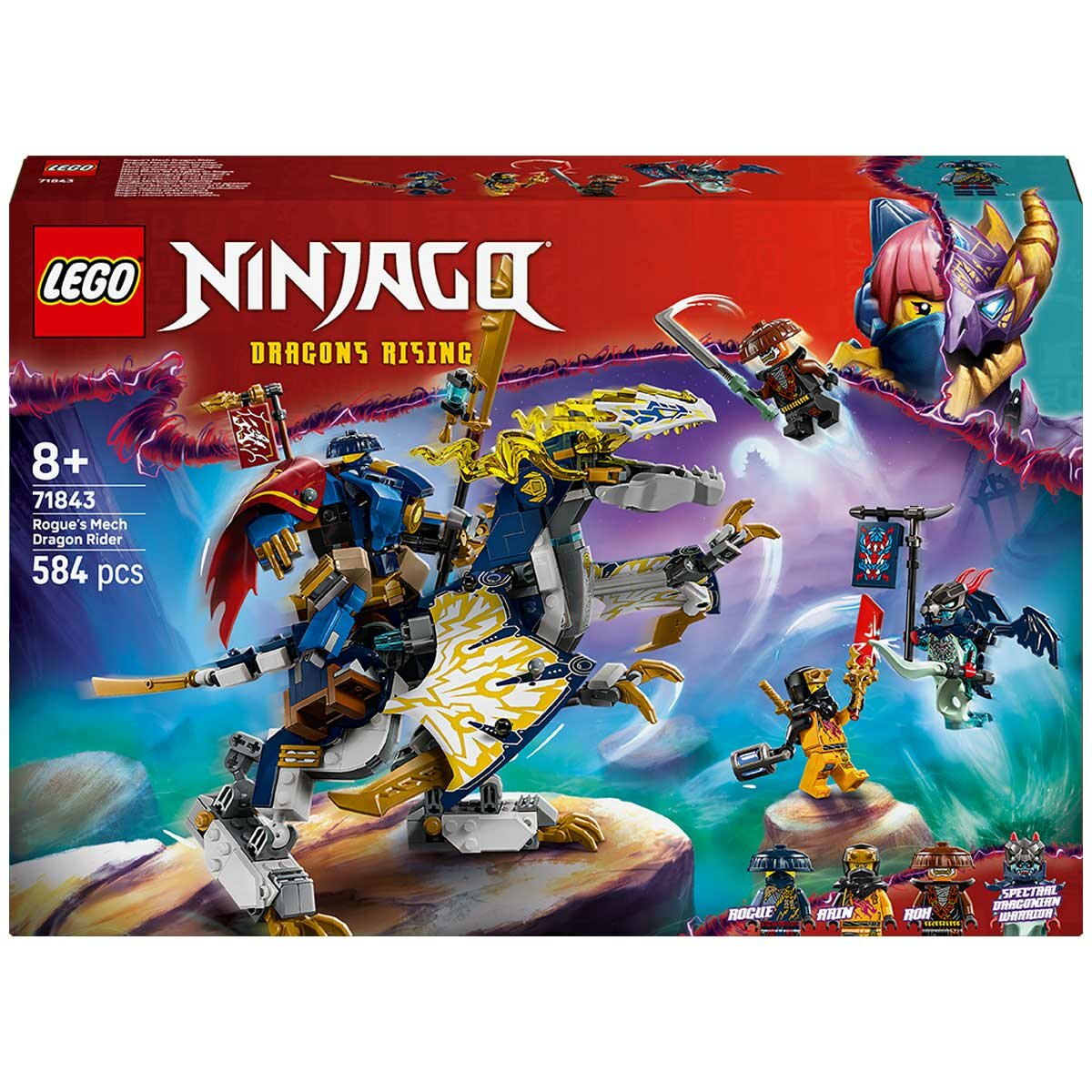 LEGO Rogue's Mech Dragon Rider 71843