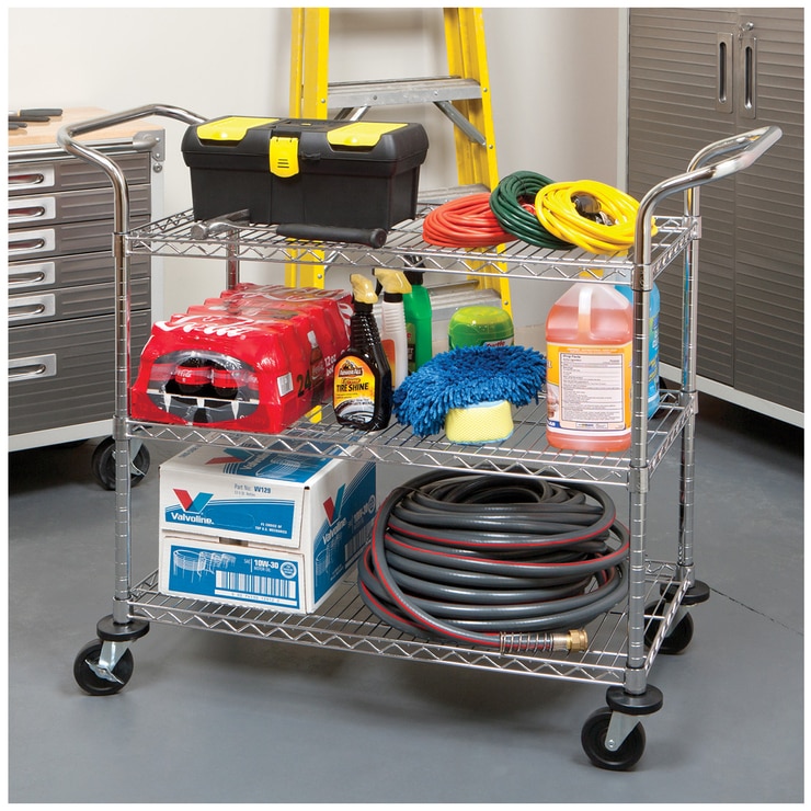 Seville Classics 3 Tier Commercial Utility Cart Costco Australia