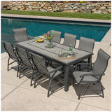 Sunvilla Kingston Sling Dinning 9 Piece Set