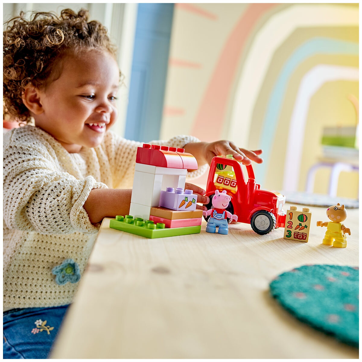 LEGO DUPLO Peppa Pig Tractor and Market 10468