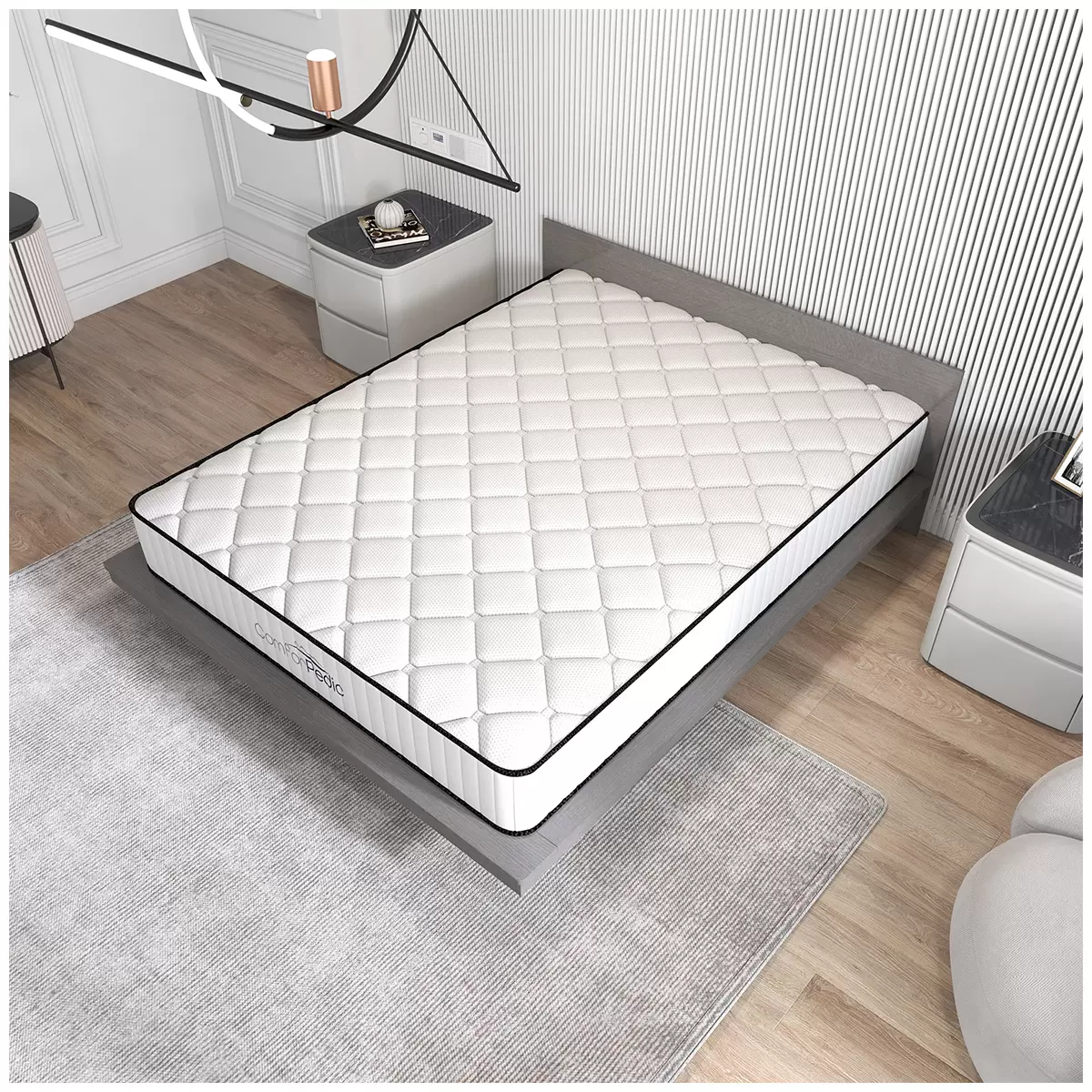 Royal Comfort Comforpedic 5Zone Mattress In a Box Double