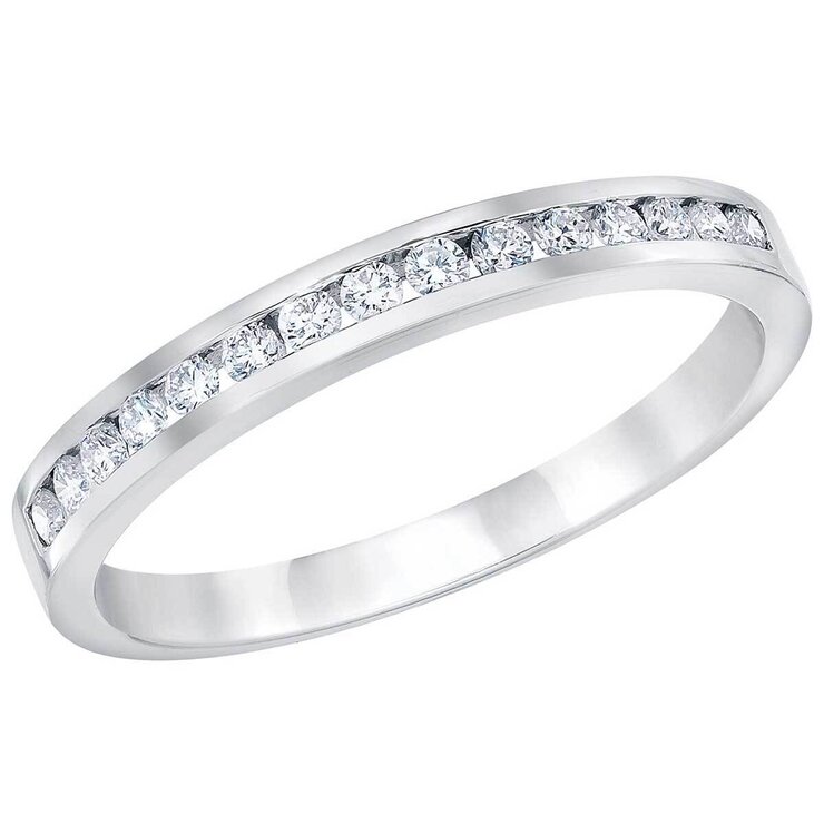 18KT White Gold 1.10ctw Diamond Bridal Set With 0.30ctw Centre