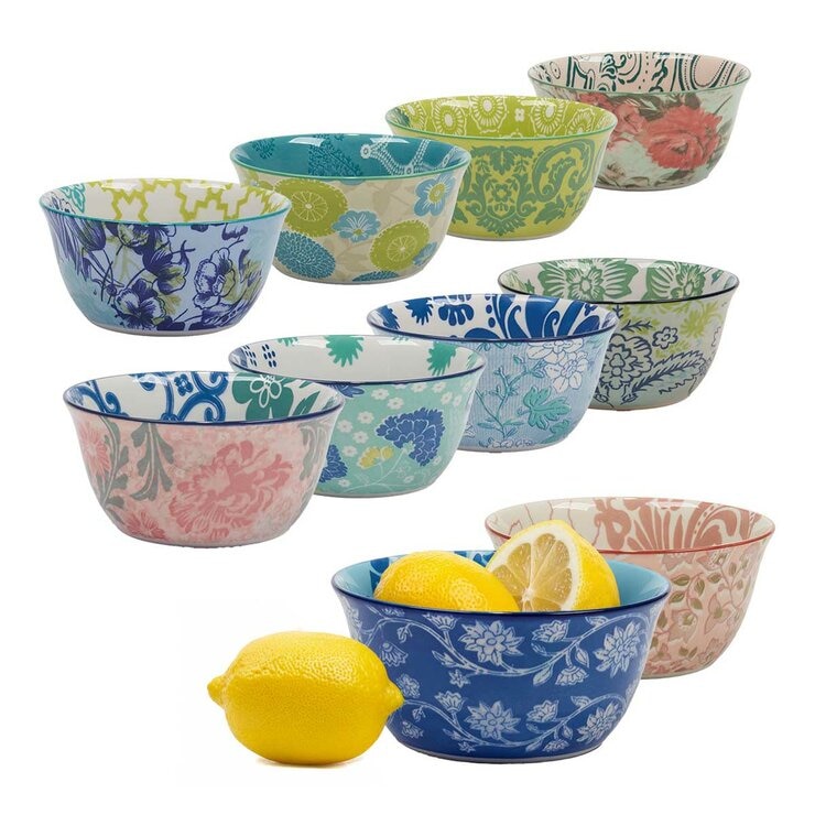 Certified International Provence Stoneware Bowls 10 Piece Set