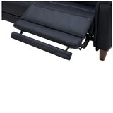 Aiden & Ivy Leather Power Reclining Sofa With Power Headrests