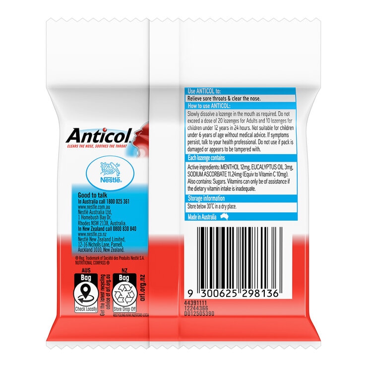 Anticol Throat Lozenge 9 x 30 Pack
