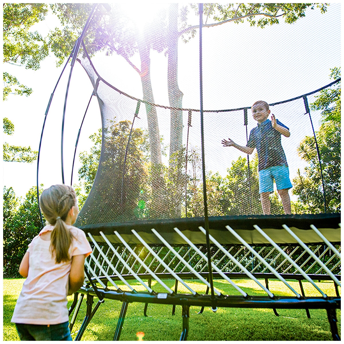 Springfree Classic Jumbo Oval Trampoline Bundle 3.7m x 5.8m
