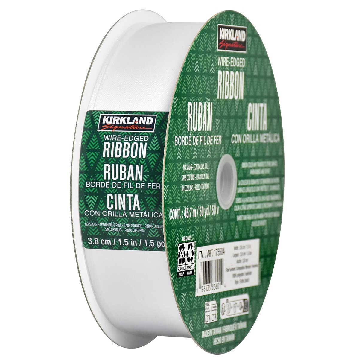175504 Kirkland Signature Wire Edged Ribbon/