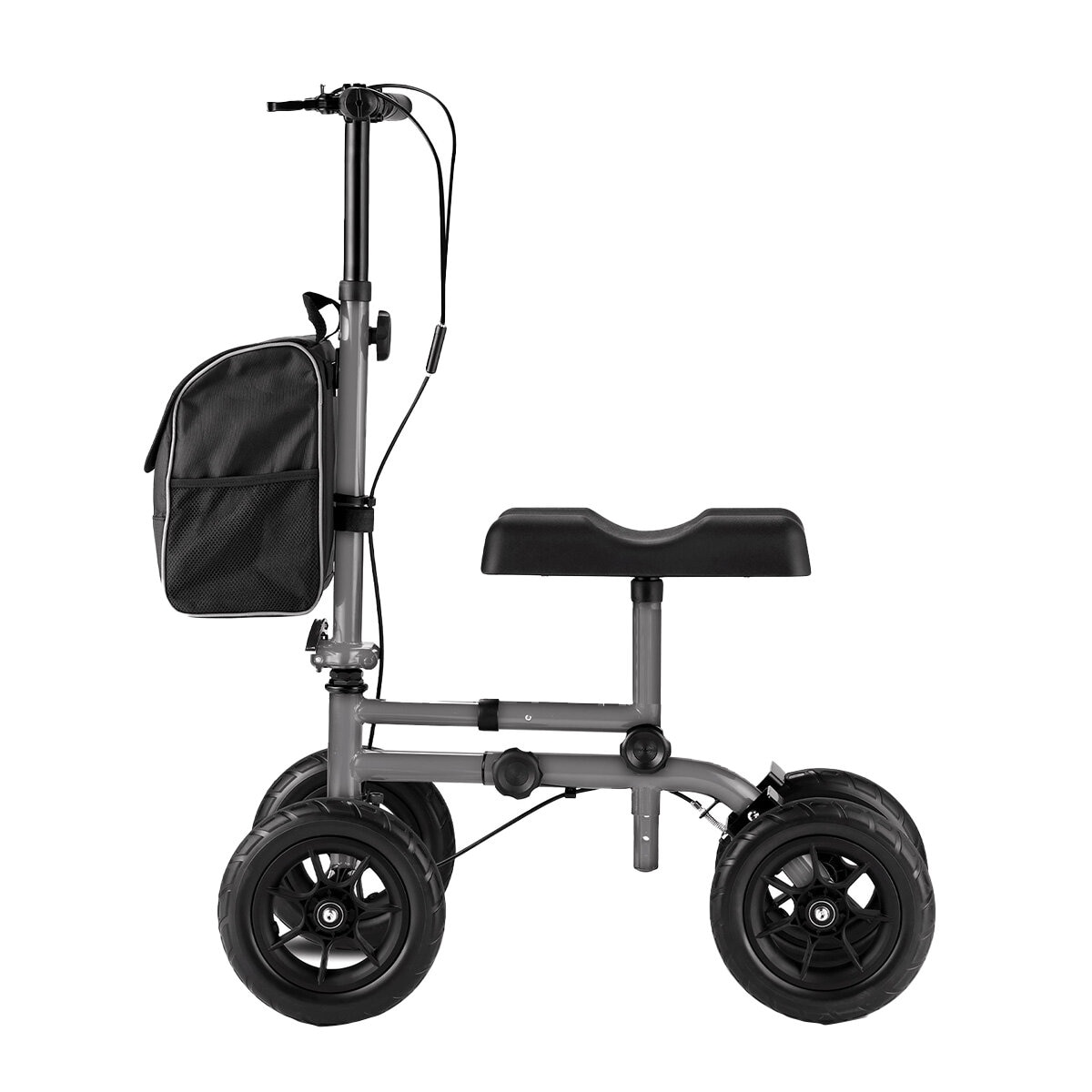 Altus Knee Walker Scooter All Terrain 10-Inch Wheel - TITANIUM
