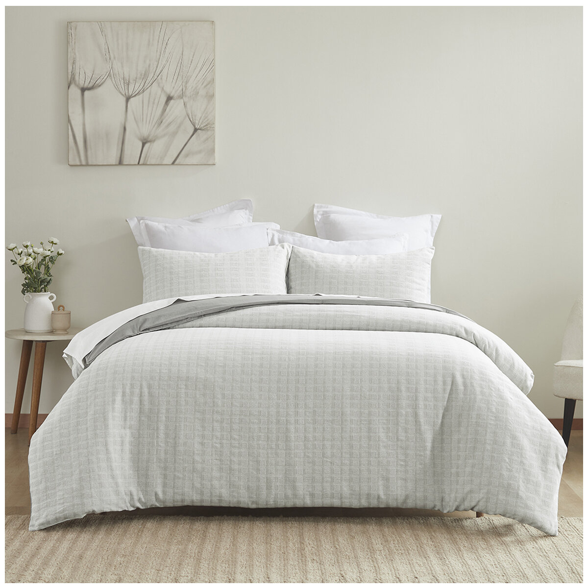 Manhattan 3 Piece Quilt Cover Set King Chester