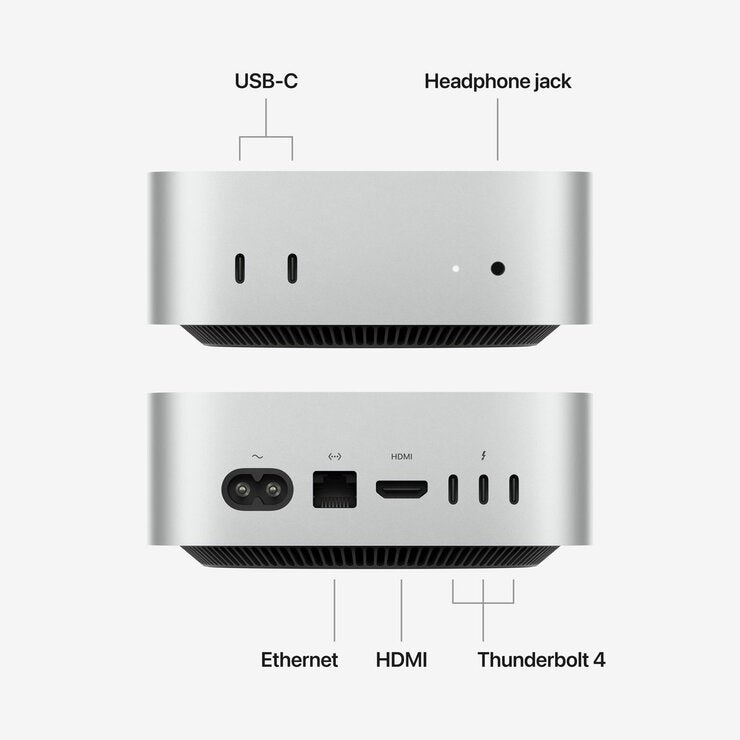 Apple Mac mini with Apple M6 chip 12‑core CPU and 12‑core GPU, 16GB, 256GB SSD Apple Mac mini with Apple M6 chip 12‑core CPU and 12‑core GPU, 16GB, 256GB SSD