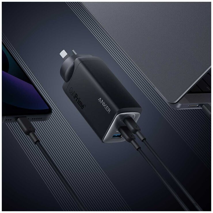 Anker GaNPrime 120W 3 Port Wall Charger B2148T11 Anker GaNPrime 120W 3 Port Wall Charger B2148T11